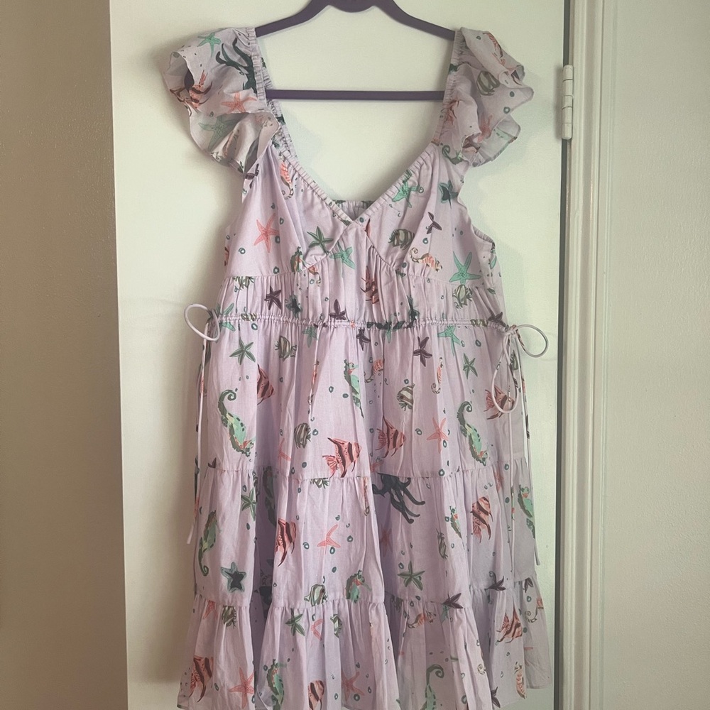 Hill House Lucia Sea Creature Dress Medium - Picture 4 of 5